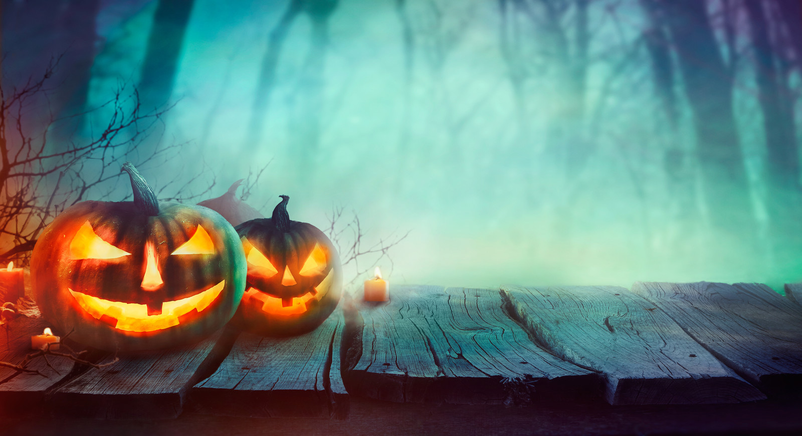 Hallowe'en scene